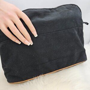 HERMÈS H Logo Canvas Bolide Pouch GM